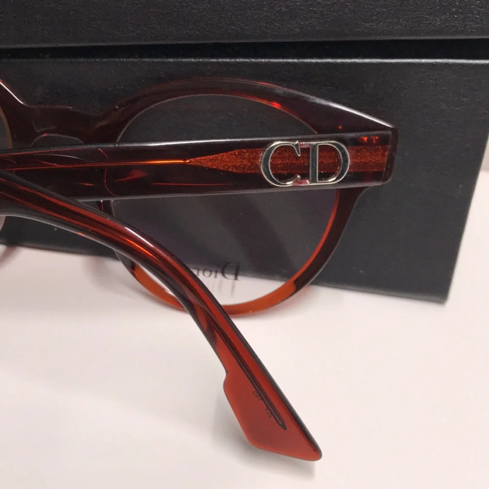 New Authentic Dior CD3 086 51 Ladies Aviator/Pilot Eyeglass Frames – Tortoise